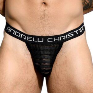 NWT Andrew Christian Seductive Y-Back Thong SZ Small 90980